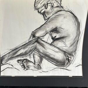 Monochrome Sketch Art Painting